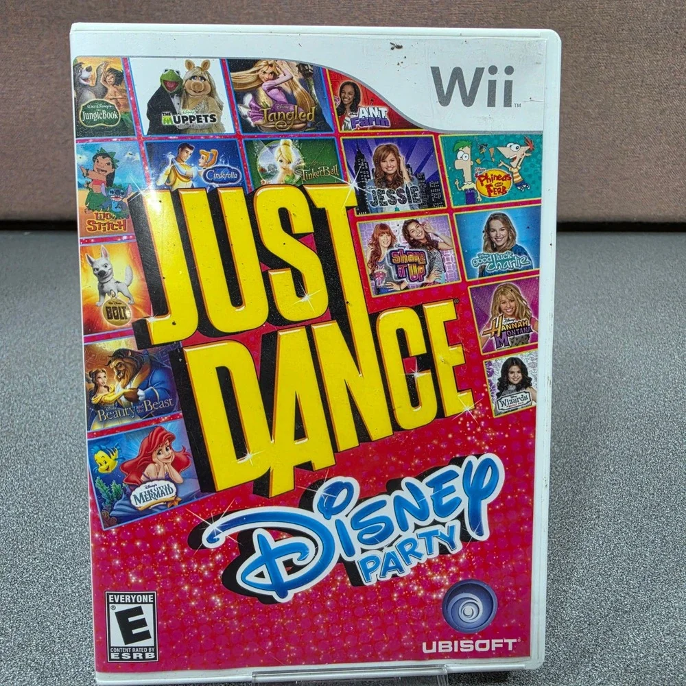 Ubisoft Just Dance Disney Party Wii NTSC White Good Disney Channel Hits